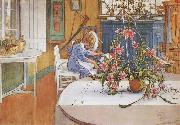 Carl Larsson interior with Cactus china oil painting artist